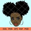 Afro Woman SVG