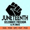 Juneteenth SVG