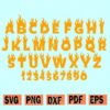 Fire font svg