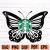 Starbucks butterfly svg