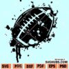 Grunge Football SVG