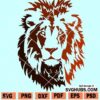 Lion head SVG files for Cricut