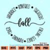 Fall decor SVG