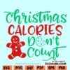 Christmas calories don't count svg