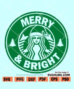 Merry and Bright SVG