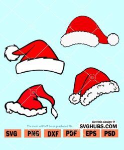 Santa Hat SVG Bundle