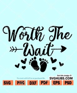 worth the wait SVG