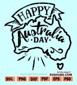 Happy Australia Day SVG