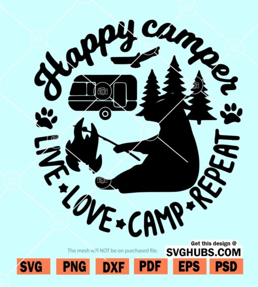 Happy Camper SVG