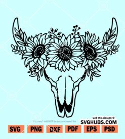 Cow Skull SVG