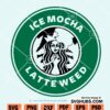 Ice Mocha Latte Weed SVG