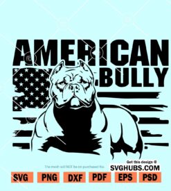 American bully Svg