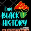 I am black history SVG