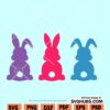 Easter Bunnies SVG