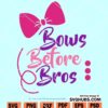 Bows before bros SVG