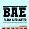 BAE Black and Educated svg