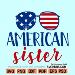 All American sister SVG