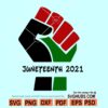 Juneteenth 2021 svg