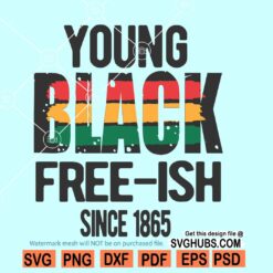 Young Black Freeish svg