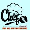 Chef svg cut file