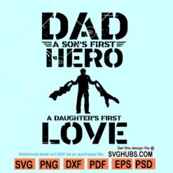 Dad first hero SVG