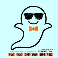 Ghost with Sunglasses SVG