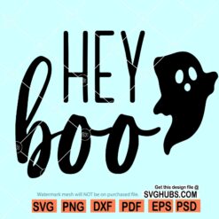 Hey Boo SVG file