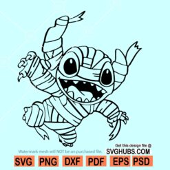 Stitch mummy SVG