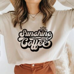 Sunshine and coffee SVG file