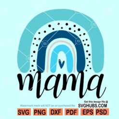 Mama rainbow SVG