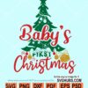 Babys 1st Christmas svg