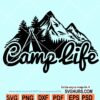 Camp life svg