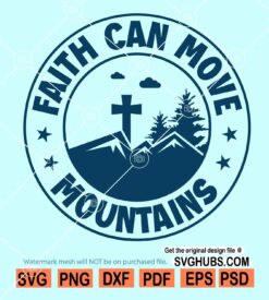 Fith can move mountains svg