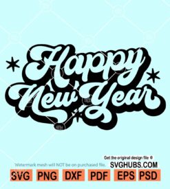 Happy new year SVG