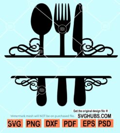 Kitchen split frame svg