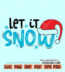 Let it Snow SVG