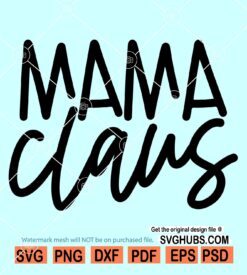 Mama Claus SVG