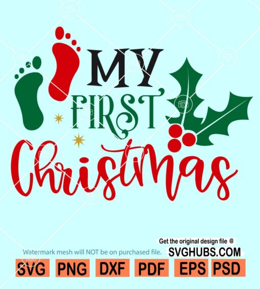 My first Christmas SVG