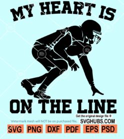 My heart is on that line svg