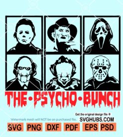 The psycho bunch SVG