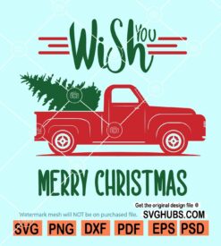 Wish you a merry christmas svg