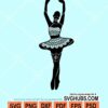 Ballerina girl svg