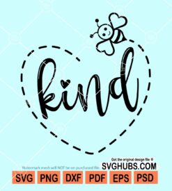 Bee kind svg