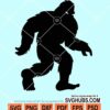 Bigfoot walking svg