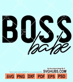 Boss babe svg