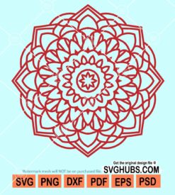 Christmas floral beauty yoga ornament svg