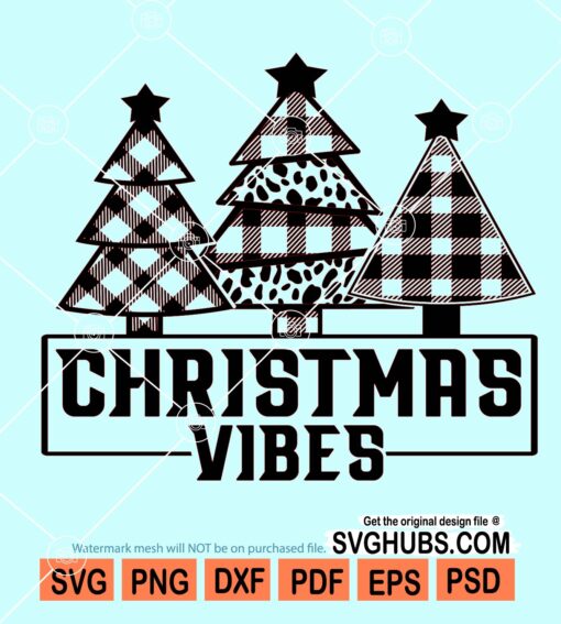 Christmas vibes svg