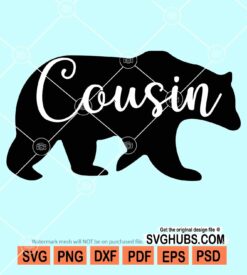 Cousin bear svg