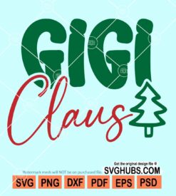 Gigi claus svg