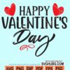 Happy valentine's day svg